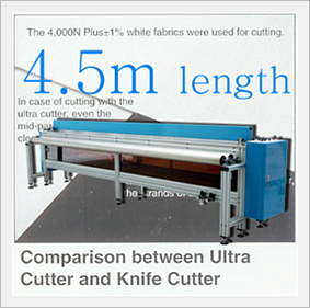 Sunscrren Fabric Cutting Machine Made in Korea